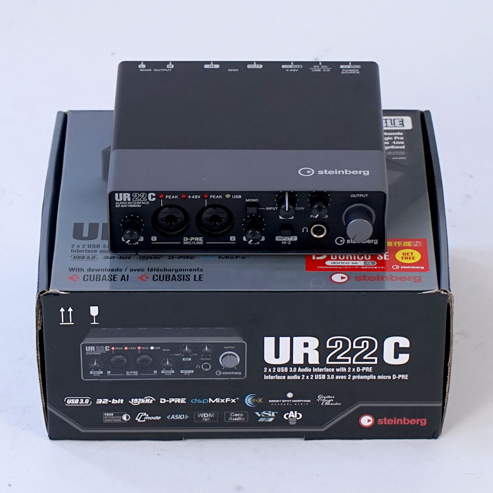 ur22c 新品未使用品 2025年最新】Yahoo!オークション -steinberg ur22cの中古品