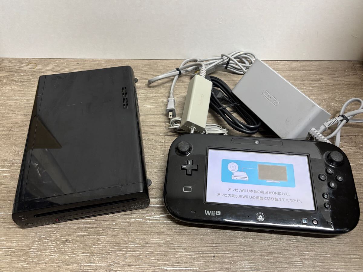 ★まとめ売り★ 任天堂 WiiU 32GB クロ 本体 プレミアムセット ソフト Wii U 本体 プレミアムセット kuro クロ 中古 すぐ遊べるセット