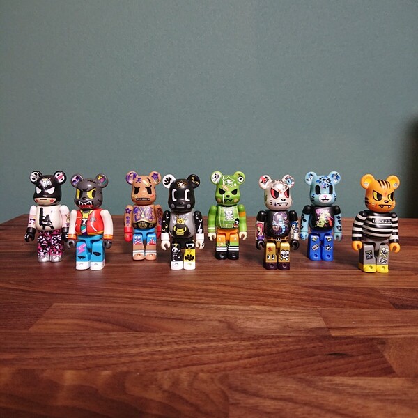 BE@RBRICK tokidoki 100% 8 Set MEDICOM TOY / ベアブリック トキドキ 8種セット メディコムトイ 箱なし フィギュア