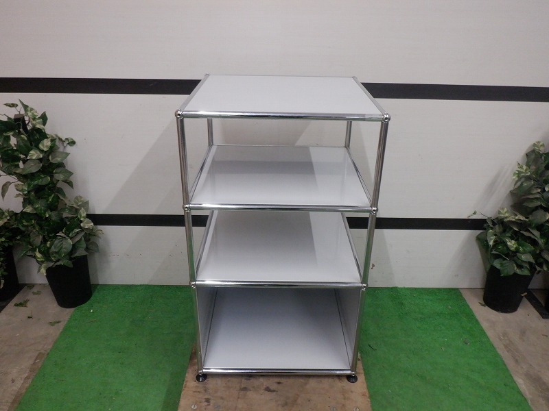 ■USM/ハラーシステム■ワゴン　ストッパー付き　トローリー　シェルフ　テーブル □USM/ハラーシステム□ワゴン ストッパー付き トローリー