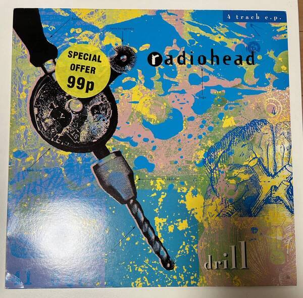 Radiohead!Drill EP!UKオリジナル 12インチ!超激レア状態良好!
