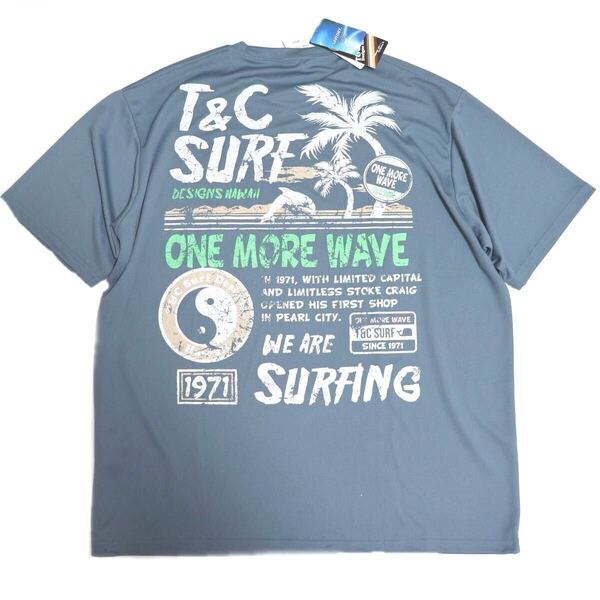 (送料無料)新品未使用品 T&C SURF DESIGNS タウン&カントリー セーブドライ吸汗速乾 メンズ半袖Tシャツ☆サイズ3L 胸囲106〜114㎝