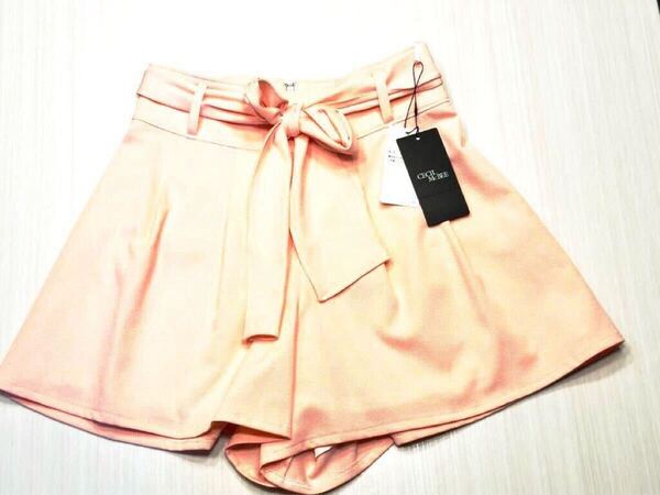 (送料無料)新品未使用品 CECIL McBEE セシルマクビー レディース ショートパンツ ☆ピンク ☆サイズS 実寸 総丈 約40㎝、ウエスト 約64㎝