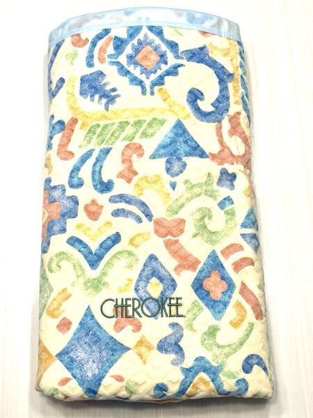 (送料無料)未使用品(ギフト解体品)日本製 寝具 CHEROKEE チェロキー コットンケット 綿毛布 ☆素材 綿100%☆サイズ 140×200㎝
