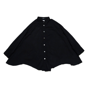 CABANE de ZUCCA フレアシャツ S ブラック カバンドズッカ長袖シャツエイネットPlantation Ne-net TSUMORI CHISATO mercibeaucoup,