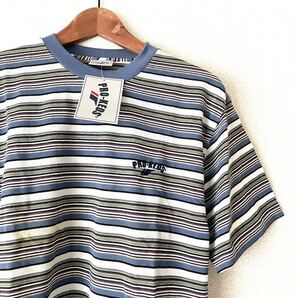 PRO-KEDS プロケッズ★新品 半袖 ボーダーシャツ M★昭和レトロ ビンテージ ヴィンテージ Tシャツ Y2K 希少 当時物 90s 00s タグ付き