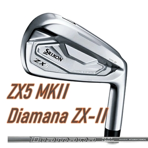 スリクソン zx5 mk2 アイアン 6本 Diamana ZX-Ⅱ 60 S カーボンシャフト MkII Mk-II srixonDUNLOPダンロップ ディアマナ
