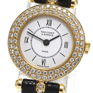 Van Cleef & Arpels Van Cleef & Arpels 18932B2la* коллекция K18YG бриллиантовая оправа кварц женский _892497