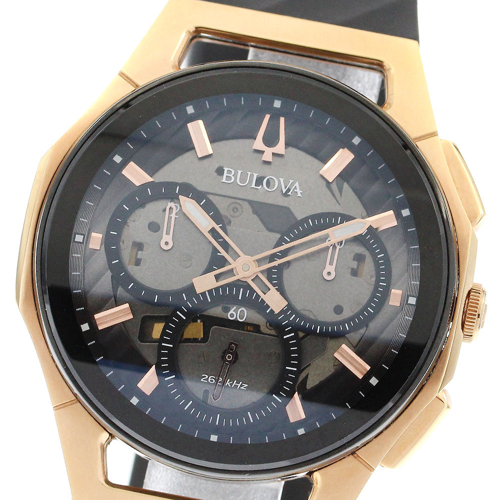 ブローバ 46101 クォーツ クロノグラフ 腕時計 メンズ　中古品 2025年最新】Yahoo!オークション -bulova クロノグラフの中古品