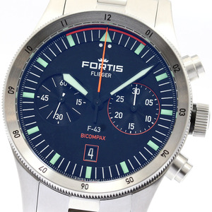 Fortis FORTIS F424.0004 F-43 свободный ga- Date хронограф самозаводящиеся часы мужской превосходный товар с гарантией ._897441