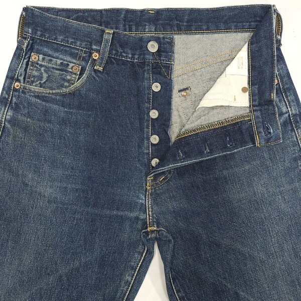 Levi'sリーバイス503BXXデニムパンツ日本製ヴィンテージ復刻セルビッジ赤耳ジーンズBigEビッグEヒゲ90年代503B-XXハチノス90sエイジング