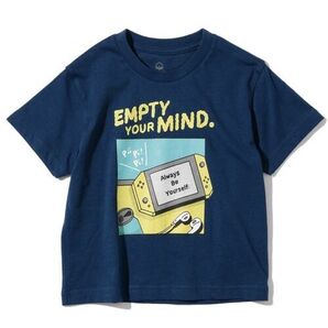 新品 THE SHOP TK(Kids) オーガニックコットン半袖Tシャツ ネイビー (193) 16(160cm) 定価998円