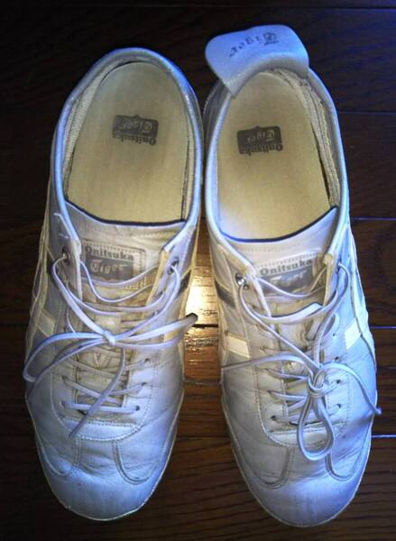 送込★Onitsuka Tiger オニツカタイガー★本革スニーカー MEXICO 66 SD / メキシコ 66 エスディー 1183A872★薄灰x白x銀 US9.5(27.5cm)