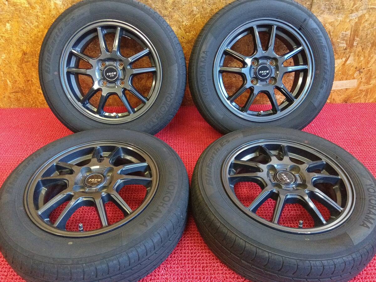 【送料込】お好み焼き専用1224 ZACK JP-520 17インチ ZACK】 ZACK JP-520 中古アルミホイール 17インチ4本セット