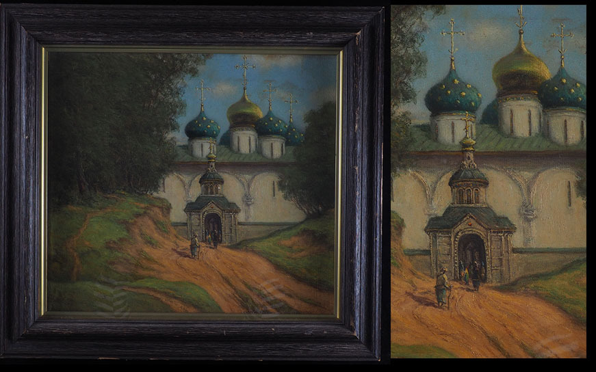 リアリズム　帆船の油彩画　肉筆油彩画 HMS ビクトリー 絵画 油絵 キャンバス アレクサンダー