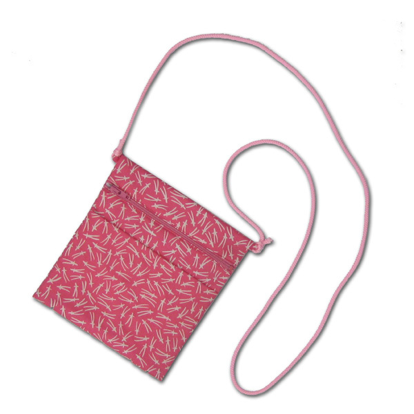 お祭用品 ポーチ ピンク松葉