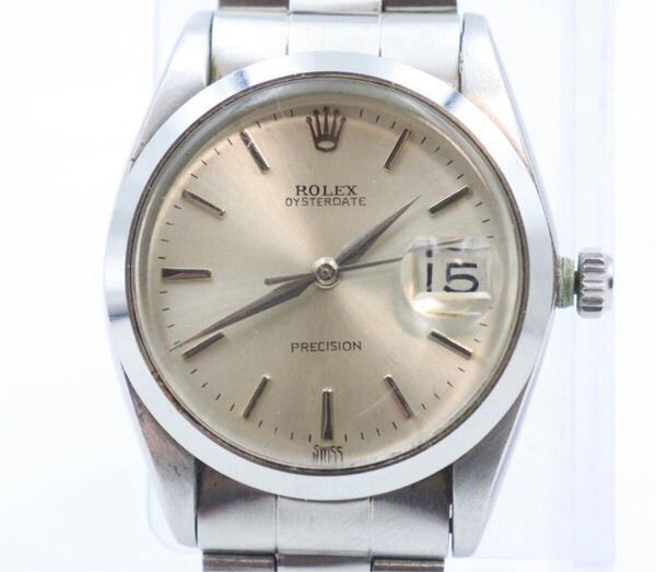 ロレックス/ROLEX/オイスターデイト/プレシジョン/PRECISION/6694/メンズ/手巻き/アンティーク