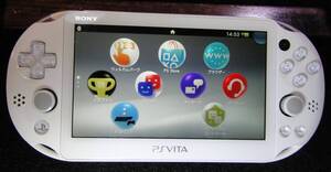 ★ SONY PlayStation Vita / PSVITA PCH-2000 ◇ Color : ホワイト 【中古稼働品】