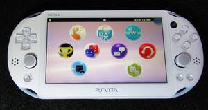 ★ SONY PlayStation Vita / PSVITA PCH-2000 ◇ Color : ライトブルー 【中古:稼働品】