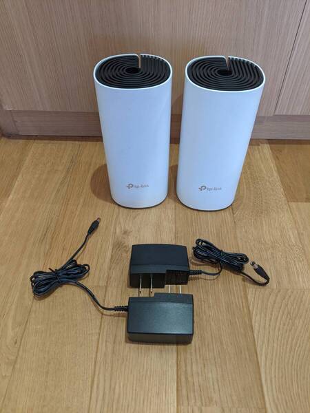 TP-Link メッシュ Wi-Fi システム 無線LAN AC1200 867 + 300 Mbps デュアルバンド ルーター Deco M4R 2ユニット ホワイト *動作品*