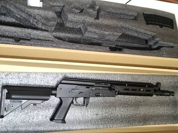 CYMA AK タクティカルアサルトライフル 電動ガン BK CM040I 5KU SAG タイプ AK MK3 RU フルトップレール シャーシ M-LOK ハンドガード