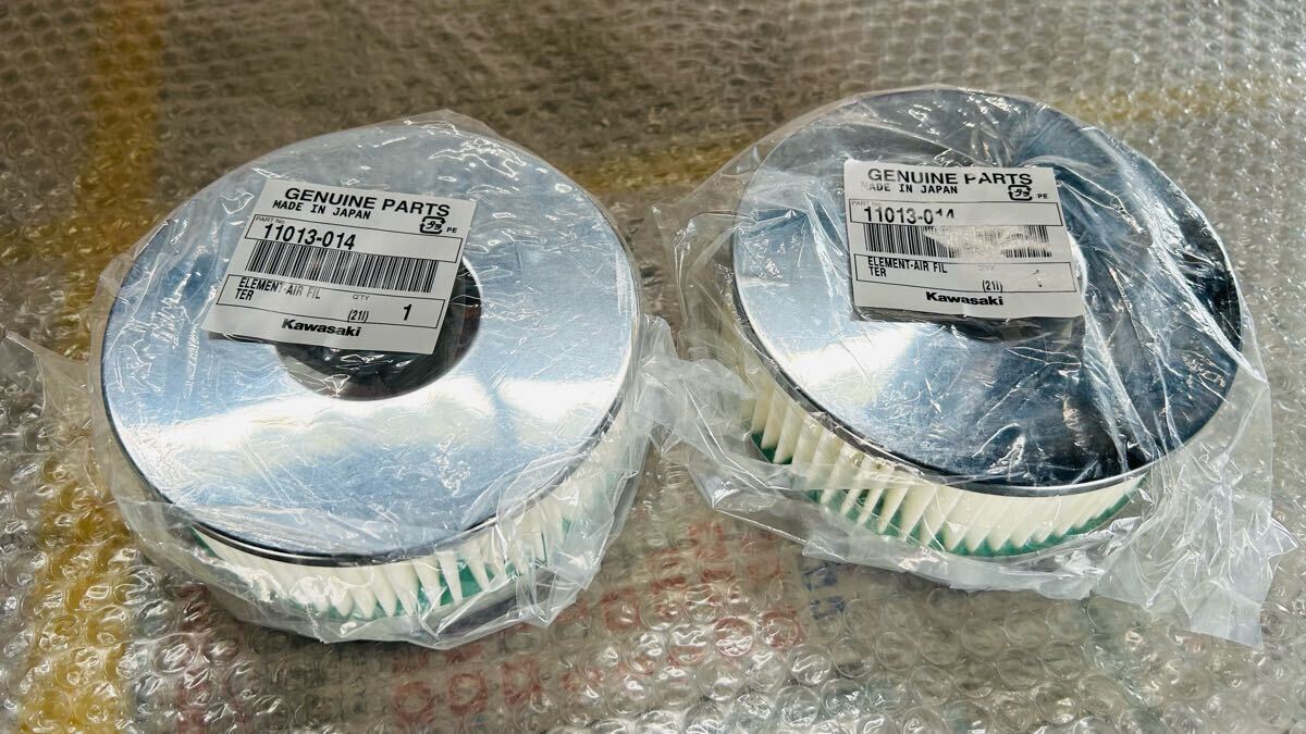 カワサキW１S/Ｗ1ＳＡ/W３　純正フィルター/エアクリーナーボックス新品未使用 カワサキW1S/W1SA/W3 純正フィルター/エアクリーナーボックス新品