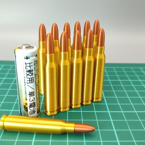 5.56x45mm NATO 弾風 ダミーカート 12個セット【送料無料】(検) 5.56 M4 M16 AUG FAMAS H&K G36 等の撮影にいかが 4