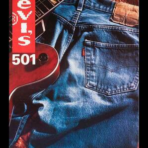 迫力!! 大型60cm!! / USA看板シリーズ / お洒落 リーバイス501 アメリカレトロ広告 / 新品看板 / 送料無料!!