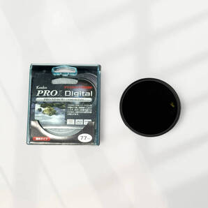 【美品】Kenko PRO1D ND16(W) プロND16ワイドフィルター 77mm 超薄枠タイプ ケース付