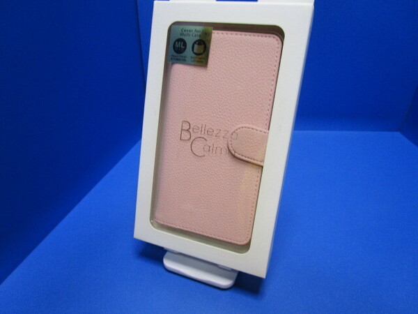 Bellezza Calma ベレッツァカルマ 各種スマートフォン対応 MLサイズ マルチ 手帳型ケース ピンク 推奨サイズ:縦155mm×横73mm以内