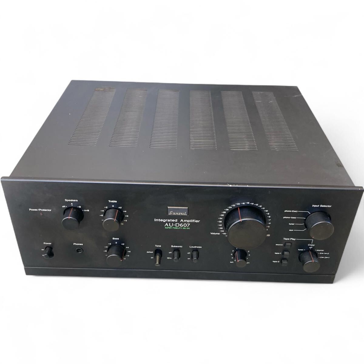 SANSUI サンスイ AU−D607 現状品 Yahoo!オークション -「sansui au-d607」の落札相場・落札価格