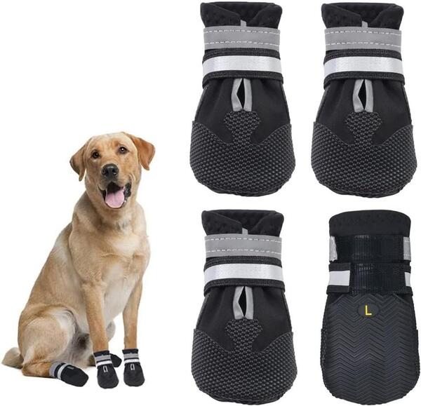犬 靴 ドッグブーツ 犬 お散歩シューズ 撥水素材 ペットの靴 履かせやすい 丈