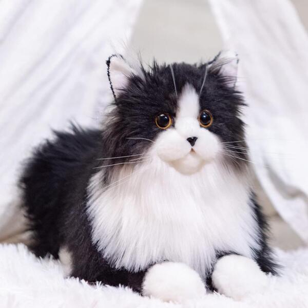 猫ぬいぐるみ リアル 本物そっくり ハンドメイド プレゼント