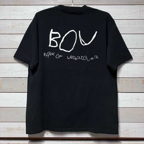 SIZE 5 UNDERCOVER BLACK TEE BANK OF UNDERCOVER BOU アンダーカバー ブラック Tシャツ