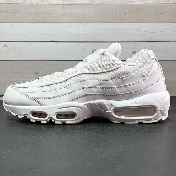 28cm NIKE AIR MAX 95 ESSENTIAL TRIPLE WHITE CT1268-100 ナイキ エア マックス エッセンシャル トリプル ホワイト