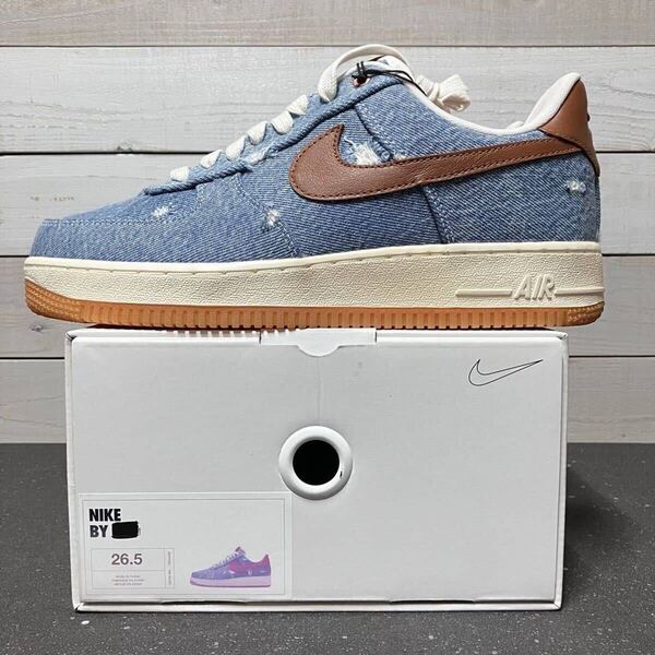 26.5cm NIKE AIR FORCE 1 LOW LEVIS LEVI’S DENIM BY YOU ナイキ エア フォース ワン ロー リーバイス デニム