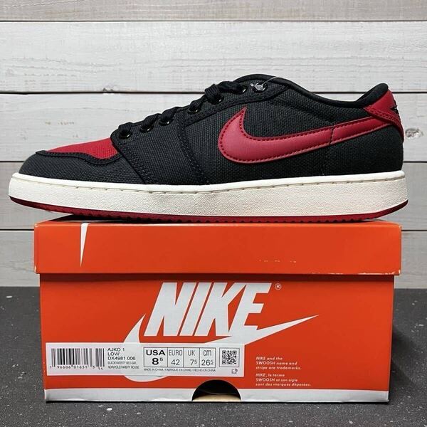 26.5cm NIKE AJKO 1 LOW DX4981-006 AIR JORDAN 1 AJ1 KNOCK OUT BRED ナイキ エア ジョーダン ノックアウト ブレッド