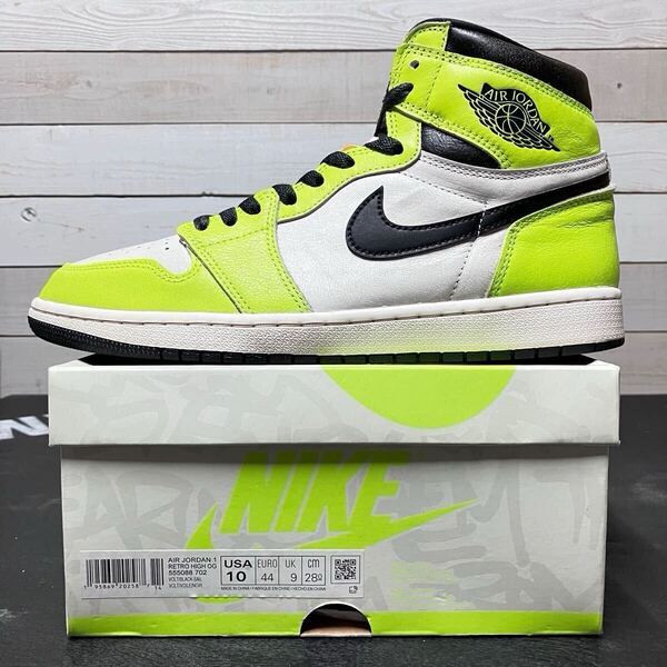 28cm NIKE AIR JORDAN 1 RETRO HIGH OG 555088-702 ナイキ エア ジョーダン ワン レトロ ハイカット オリジナル