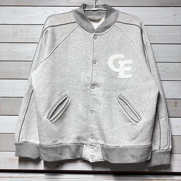 SIZE M GOODENOUGH SWEAT STADIUM JACKET GREY GDEH GE グッドイナフ スウェット スタジャン グレー スエスタ