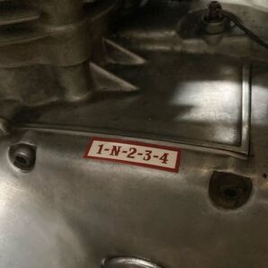 送料無料 シフトパターンステッカー 赤 4速 車検 ハーレー チョッパー SR ナックル ショベル WL トライアンフ T140 T120 T100 大型