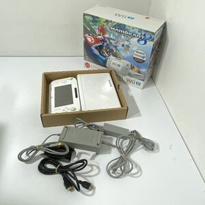 動作確認/初期化済み Nintendo WiiU 本体 マリオカートセット 32GB WUP-010(JPN) WUP-101(01) AAL0611/大8966