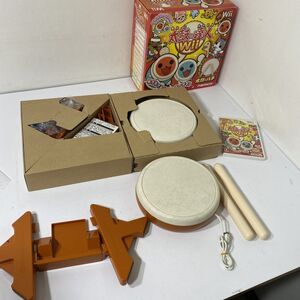 【8/31最終処分】送料無料 Nintendo Wii 太鼓の達人 太鼓とバチ 太鼓の達人Wii ソフト付き NC-110 2点まとめて AAL0618大9111/0718