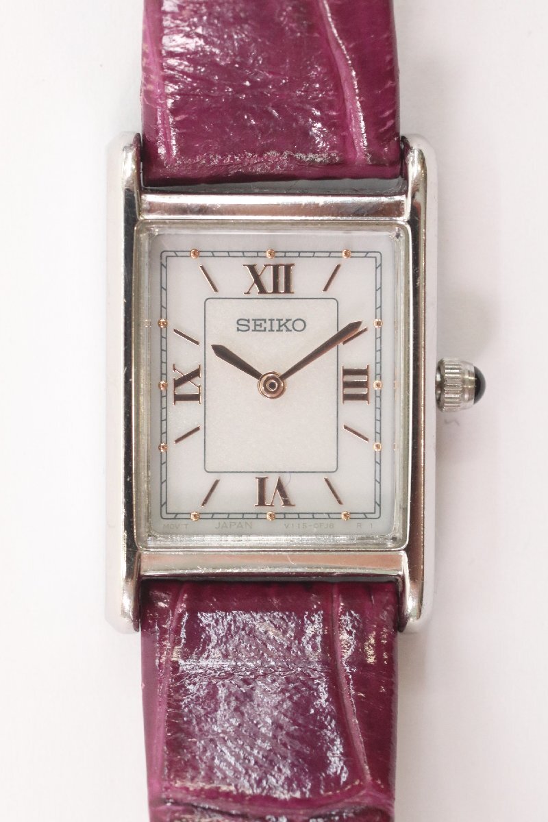 SEIKO セイコー ソーラー腕時計 アナログ V115-0DA0 レディース Yahoo!オークション -「v115」(セイコー) (さ行)の落札相場
