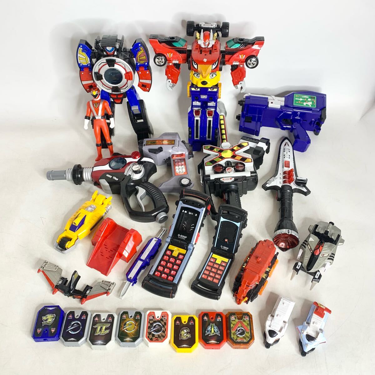 炎神戦隊ゴーオンジャー ジャンク品 まとめ売り Yahoo!オークション -「ジャンク」(炎神戦隊ゴーオンジャー