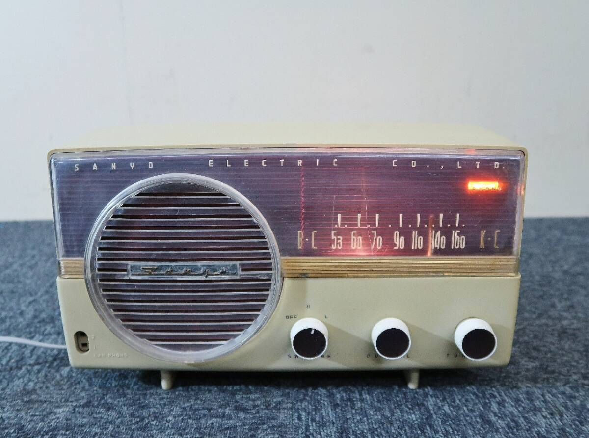 バスター　SANYO　真空管　ラジオ 真空管ラジオ サンヨーSF-37の修理 : 真空管ラジオ修理キッシー工房