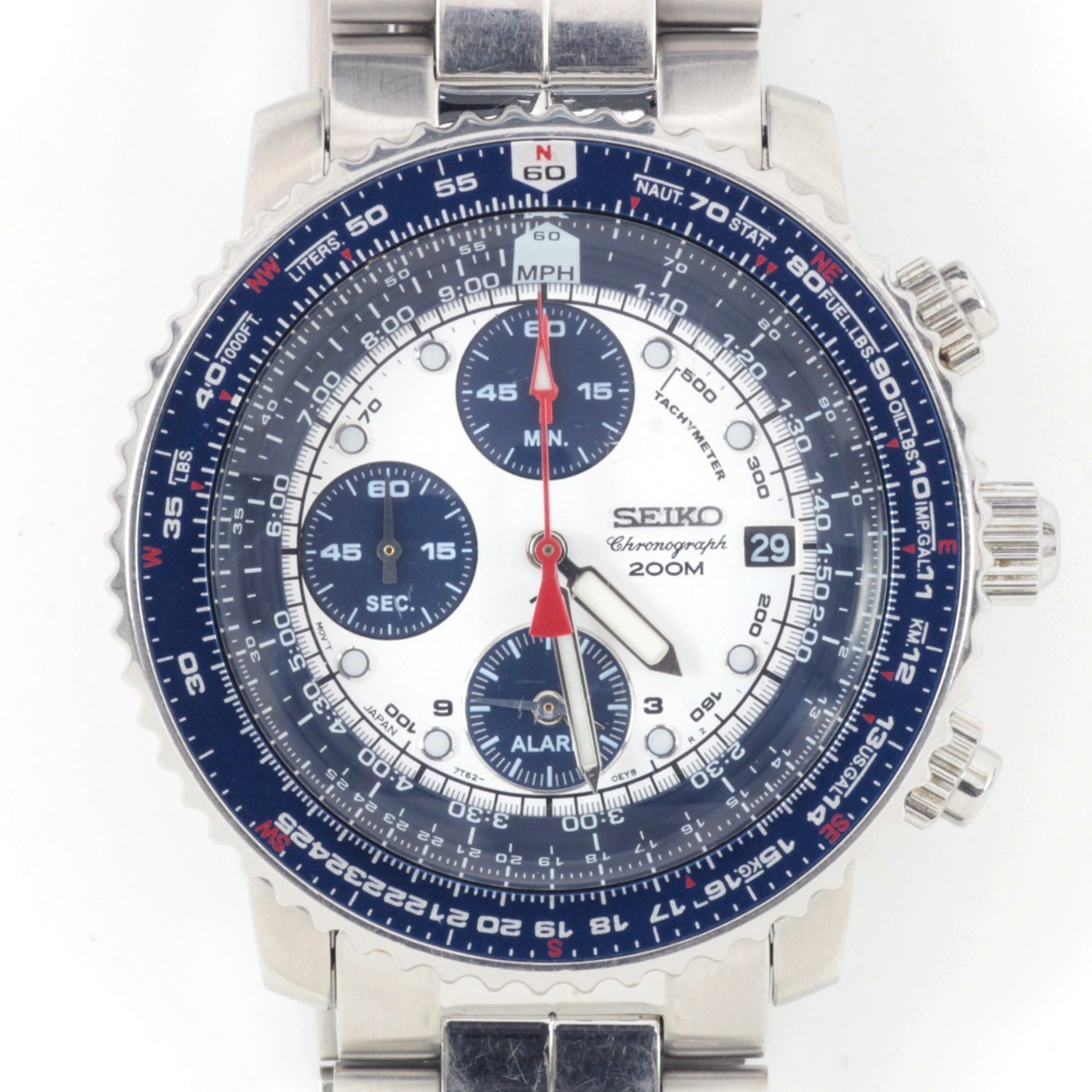 【ケンボー】SEIKO 7T62-0AM0 100M クロノグラフ 腕時計 Yahoo!オークション -「seiko 7t62」(セイコー) (さ行)の落札