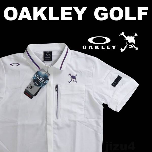 ■【M】定価13,200円 OAKLEY オークリー ゴルフ SKULL 半袖シャツ■