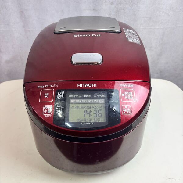 HITACHI IHジャー炊飯器 一升炊きRZ-KV180K 大火力 打込み鉄釜