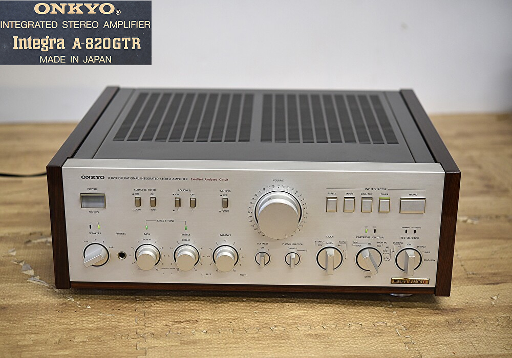 ONKYO Integra A-820GTR オーバーホール済み Yahoo!オークション -「onkyo integra a-820gtr」の落札相場