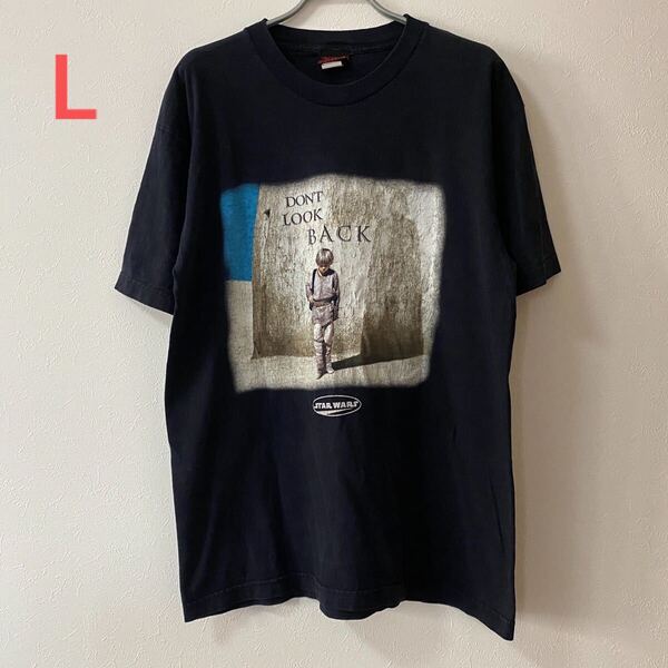 古着 木村拓哉 着用 Star Wars Episode 1 Don't Look Back Movie Tee L Black スターウォーズ Tシャツ Band Rap バンドT ラップT キムタク
